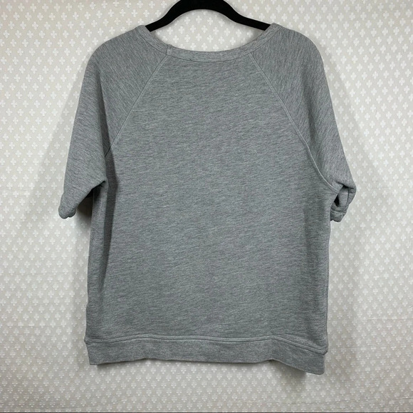 Everlane Grey Knit Short Sleeve Top - Picture 6 of 6